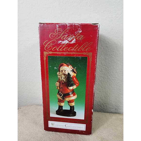 Santa Windsor Collection Christmas Holiday Tree 10" w/ Box Ceramic Vintage - Picture 13 of 16